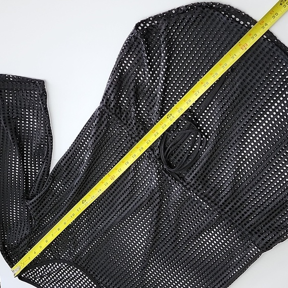 Jordan Taylor Black  Tunic Swim Suit Cover-Up Bathing Suit Cover Size Large - Picture 12 of 12